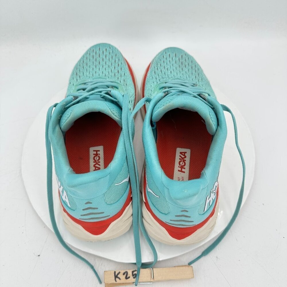 Hoka One One Clifton 8 Women Size 10B 1119394-AEBL Aquarelle Eggshell Blue Mesh - Picture 9 of 11
